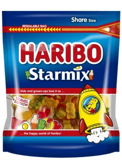 Best haribo Starmix mix of fruit gums, cola-flavored gums and sweet foam gums 250g