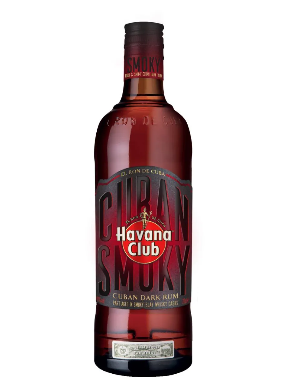 Hot havana-club Havana Club Smoky Cuban Rum 40% 1L