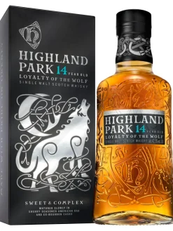 Discount highland-park Highland Park Wolf Island Single Malt Scotch Whisky 14y 42.3% 0.35L gift pack