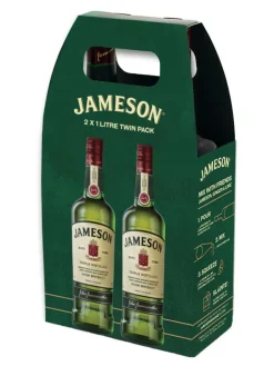 Outlet jameson Triple Distilled Irish Whiskey Twinpack 40% 2x1L