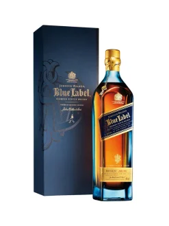 Sale johnnie-walker Johnnie Walker Blue Label Blended Scotch Whisky 40% 1L gift pack