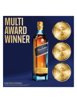 Sale johnnie-walker Johnnie Walker Blue Label Blended Scotch Whisky 40% 1L gift pack