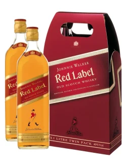 Sale johnnie-walker Johnnie Walker Red Label Blended Scotch Whisky 40% 2x1L Twinpack