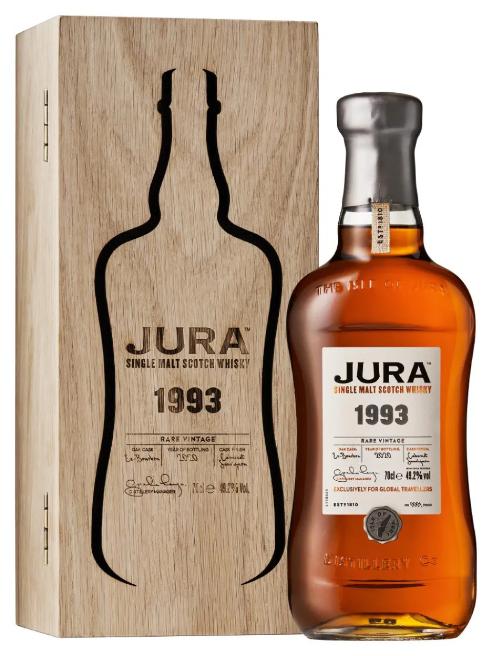 Hot jura Vintage 1993 Island Single Malt Scotch Whisky 49.2% 0.7L gift pack