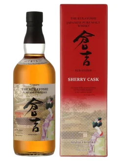 Fashion kurayoshi Japanese Pure Malt Whisky Sherry Cask 43% 0.7L gift pack