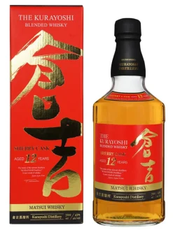 Clearance kurayoshi Sherry Cask 12y Japanese Blended Whisky 43% 0.7L