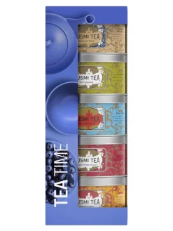 Discount kusmi-tea Kusmi Tea Gift set containing 5 miniatures of flavoured teas and herbal tea