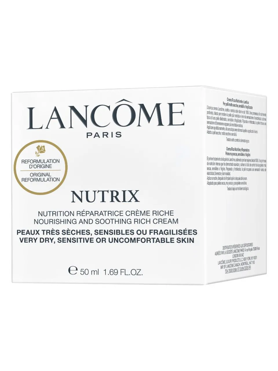 Clearance lancome Lancôme Nutrix Classic Visage Nourishing and Soothing Rich Cream 50 ml