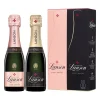 Sale lanson-champagner Lanson, Black Label/Rosé Label, Champagne, AOC, white/rose, brut (duopack) 2x0.2L