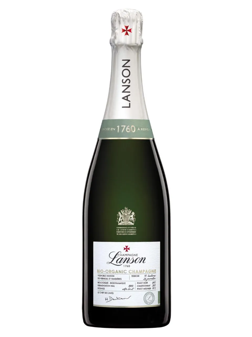 New lanson-champagner Lanson, Green Label, Champagne, AOC, brut, white organic 0.75L