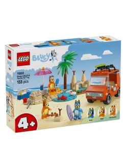 Discount lego System A/S, Bluey, bluey's beach & family car trip