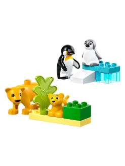 Best lego System A/S, Duplo Town, wild animal families: penguins & lions