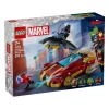 Hot lego System A/S, Super Heroes Marvel, iron man car & black panther vs. red hul