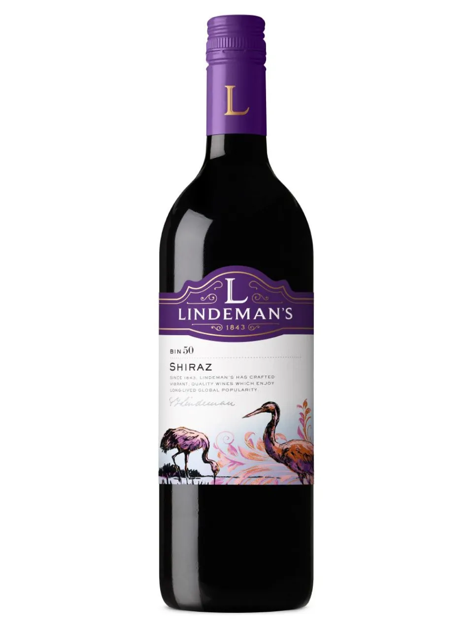 New lindemans , BIN 50. Shiraz, dry, red (screw cap), 0.75L