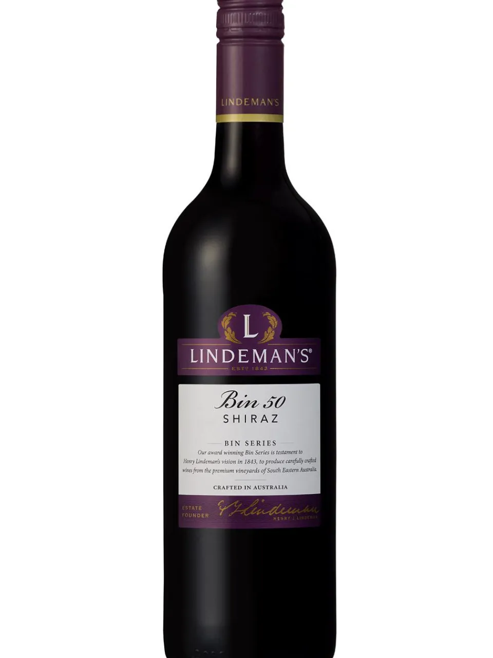 New lindemans , BIN 50. Shiraz, dry, red (screw cap), 0.75L