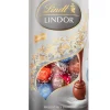 Fashion lindt Lindor Tube silver with four flavours (milk, hazelnut, milk and white, double chocolate) 400g