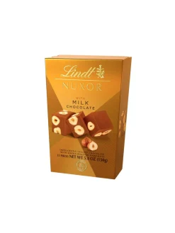 Online lindt NUXOR Gianduja hazelnut milk chocolates with whole hazelnuts