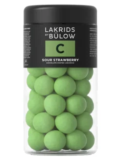 Fashion lakrids-by-buelow Liquorice coated with sour strawberry and white chocolate