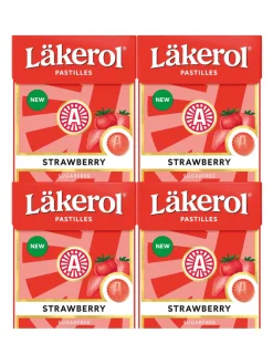 Hot laekerol Läkerol Pastilles Strawberry 4x25g