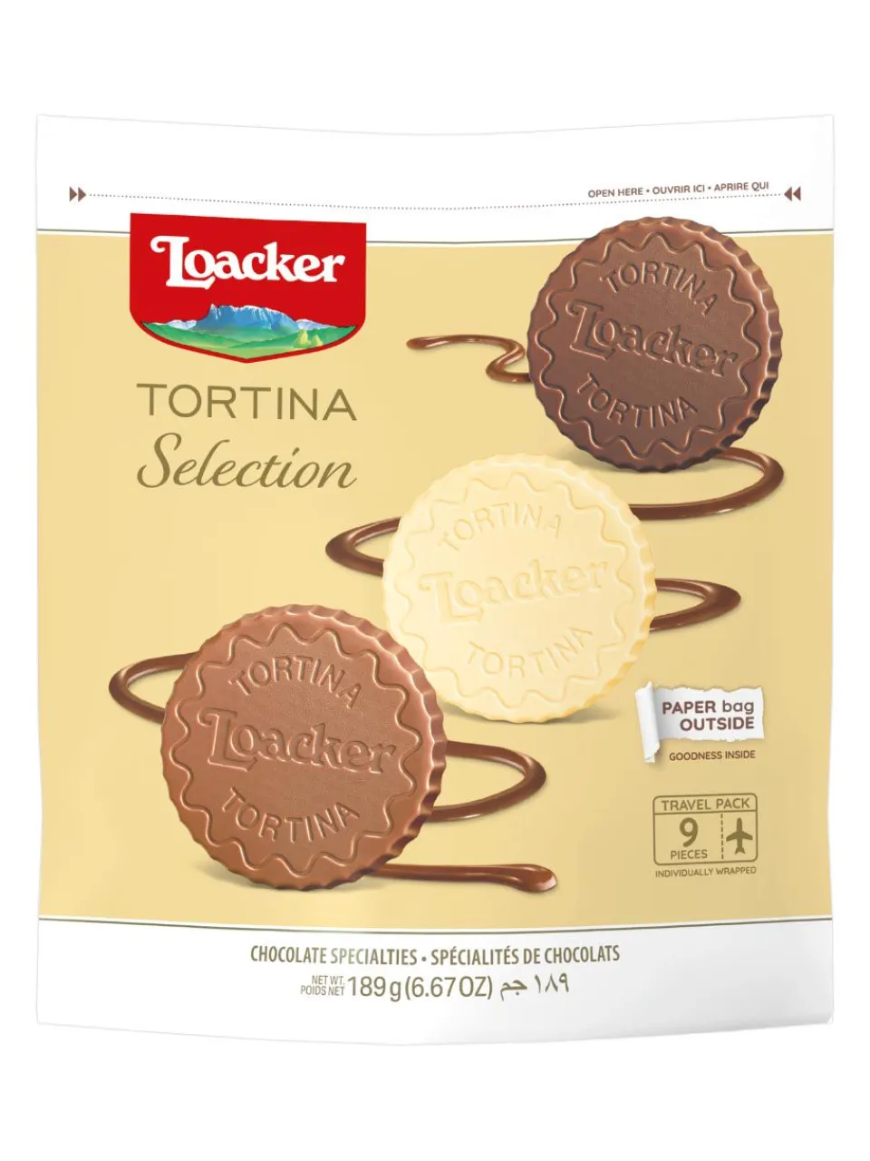 Outlet loacker-it Loacker Tortina Selection Pouch 189g