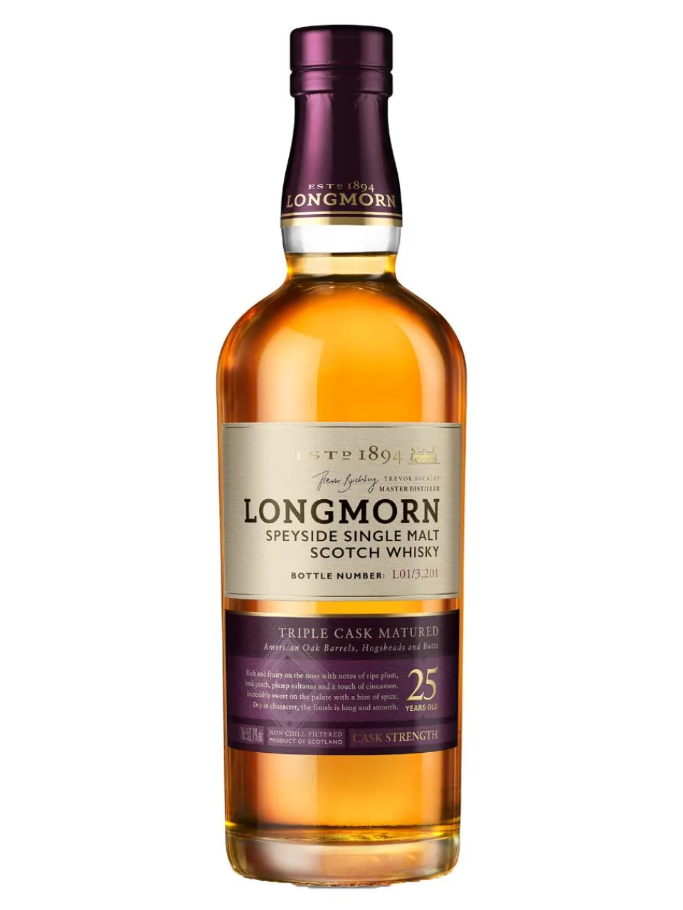 Outlet longmorn Secret 25y Speyside Single Malt Scotch Whisky 53.7% 0.7L gift pack