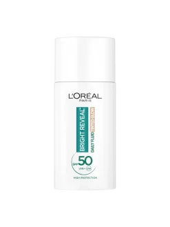 Sale loral-paris L'Oréal Paris Bright Reveal Daily UV Fluid Tinted Light SPF 50+ 50 ml