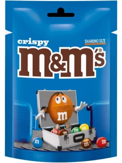 Online mandm M&M’S Crispy milk chocolate with a rice centre in a sugar shell 187g