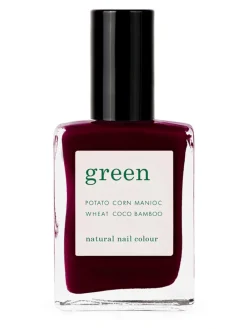 Online manucurist Green Natural Nail Polish Hollyhock 15 ml