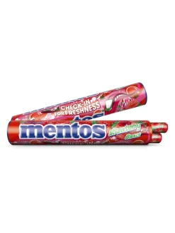 New mentos Jumboroll Strawberry 8x37g