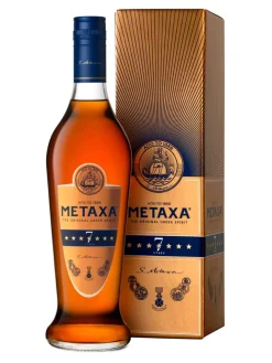 Hot metaxa Amphora 7* Brandy 40% 1L gift pack
