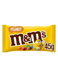Hot mandm Milk Chocolate sovered peanuts in a sugar shell.