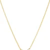 Fashion sif-jakobs-1 Necklace Ellera Quadrato - 18k gold plated, with blue zirconia
