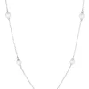 Outlet sif-jakobs-1 Necklace Padua Cinque - with freshwater pearl and white zirkonia.