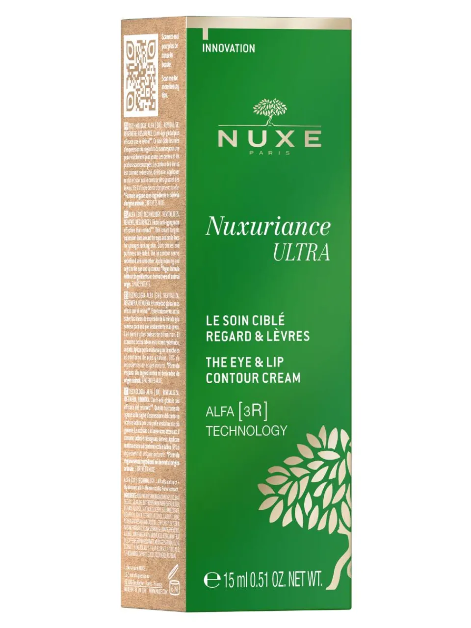 New nuxe Nuxuriance Ultra The Eye and Lips Contour Cream 15 ml