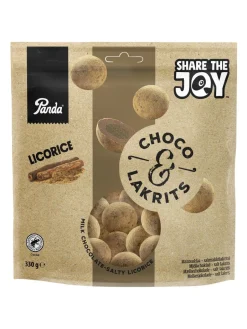 Outlet panda Choco & Lakrits 330g