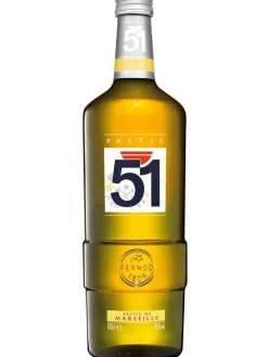 Best pernod Pastis 51 Aniseed French Apéritif 45% 1L