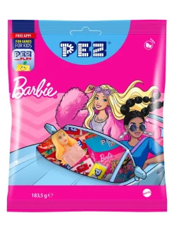 Online pez sugar pastille with figures from Barbie