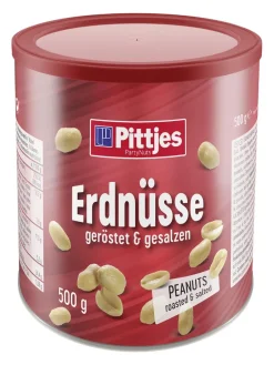 Sale pittjes Peanuts Salt Tin, 500g