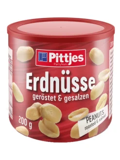 Outlet pittjes Peanuts Salt Tin, 200g