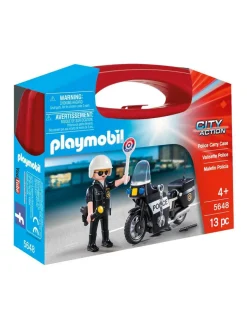 New playmobil , City Life, police carry case