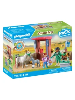 Fashion playmobil , farmyard vet