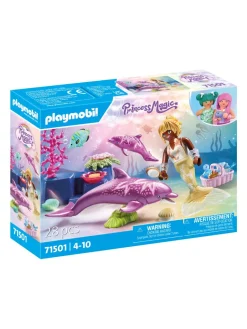 Fashion playmobil , mermaid with dolphins