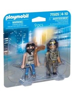 New playmobil , tactical police with thief