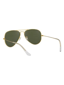 Outlet ray-ban Ray Ban RB3025 Aviator Classic, Unisex Sunglasses, Gold