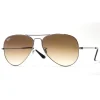 Sale ray-ban Ray Ban RB3025 Aviator Gradient, Men Sunglasses, Small, lightbrown