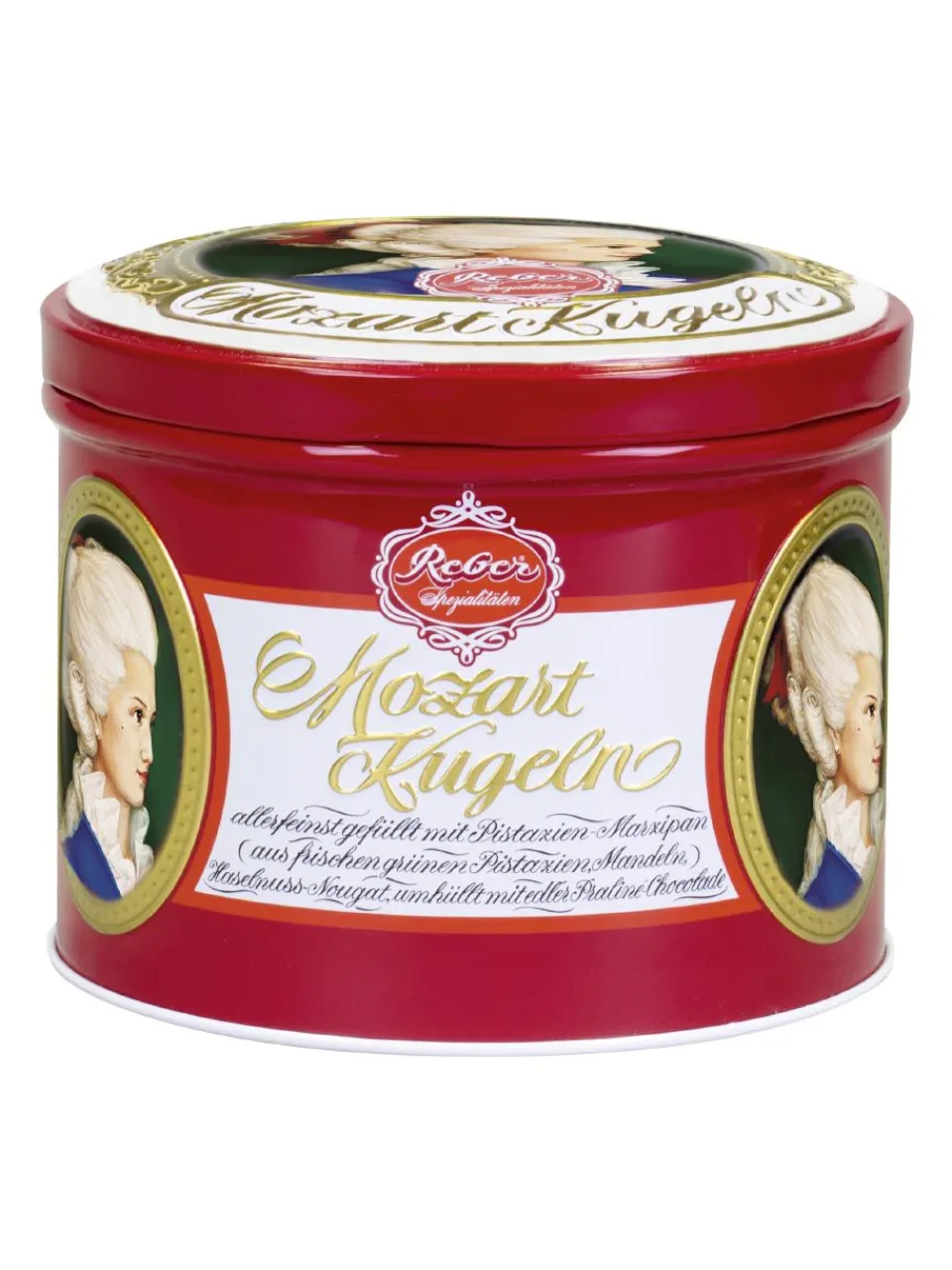 Fashion reber Constanze Mozart Kugel Gift Tin 300g
