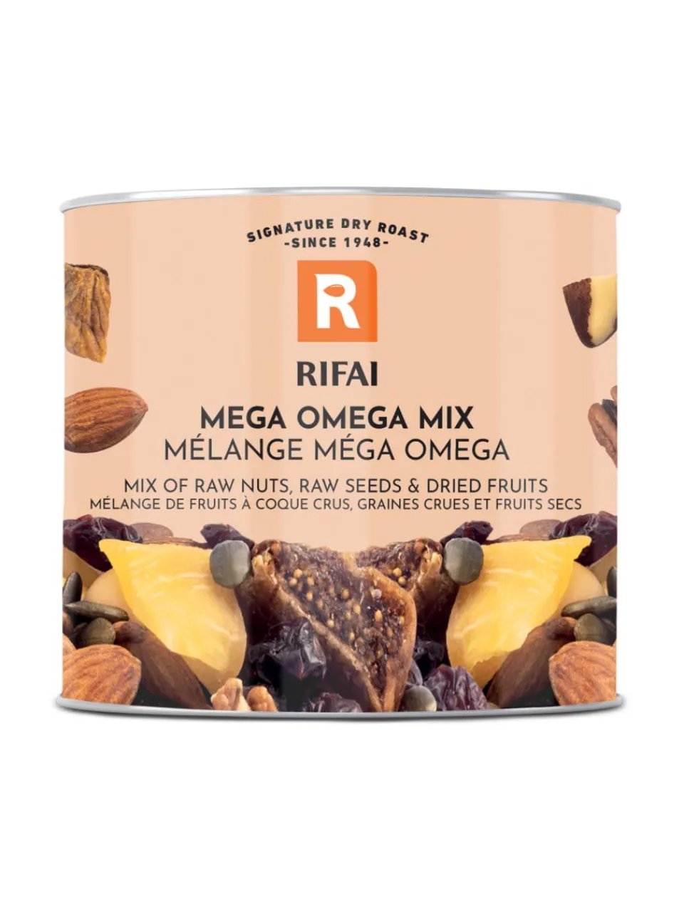 Online al-rifai Rifai Mega Omega Mix of raw nuts, raw seeds & dried fruits