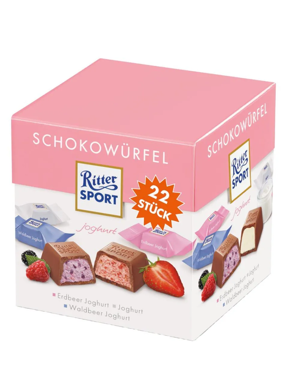 Online ritter-sport Ritter Sport Chocolate cubes joghurt 176g