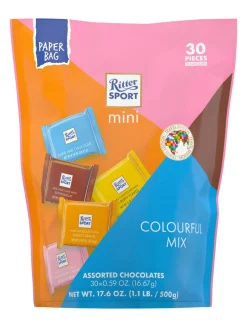 Fashion ritter-sport Ritter Sport pink mini chocolate bars in a bag