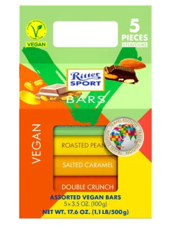 New ritter-sport Ritter Sport Vegan Tower with 5 vegan chocolate bars